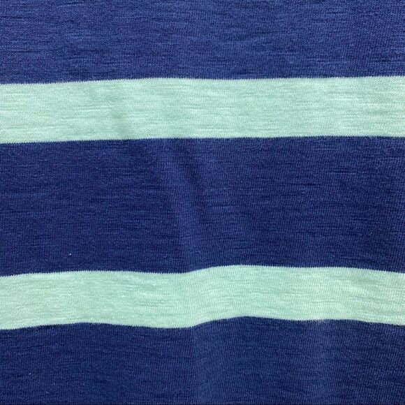 J. Crew Navy & Light Teal Shirttail Dress size Small - Picture 8 of 8